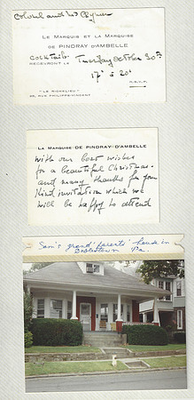 poppy grandparents house french invite 1