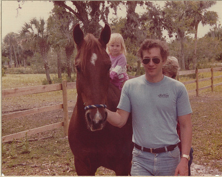 vail age 2 on horse in florida