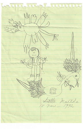 little martha drawing 1992 1