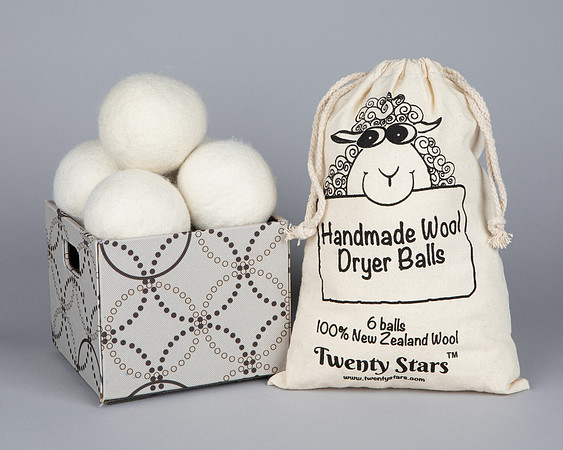 wool ball box gray